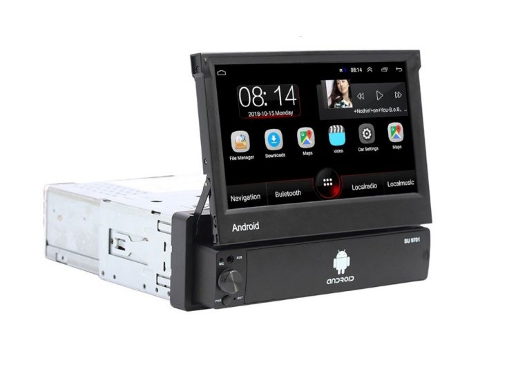 TechU™ T97 Touchscreen 1 Din autoradio met afstandsbediening