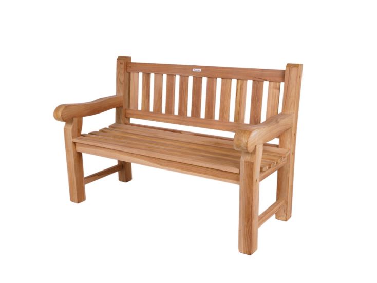 MaximaVida Oxford 150 cm teakhouten tuinbank