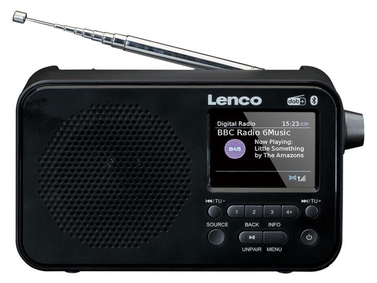 Lenco PDR-036BK DAB+ FM radio met bluetooth