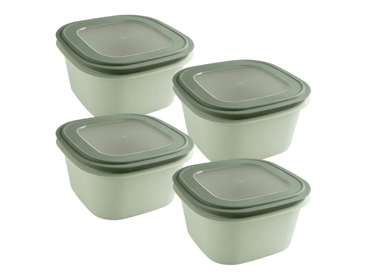 Sunware Sigma home 3,8 liter set van 4 vershouddozen - Green