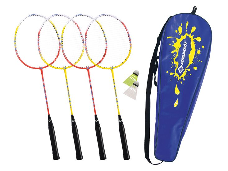 Schildkrot Fun Sports 4 spelers badmintonset