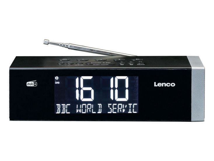 Lenco CR-640BK Stereo FM wekkerradio