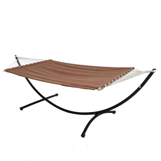 AMANKA 200 x 120 hangmat met frame - Brown