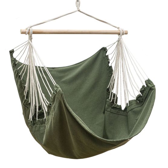 AMANKA 155 x 125 cm XL hangstoel - Green