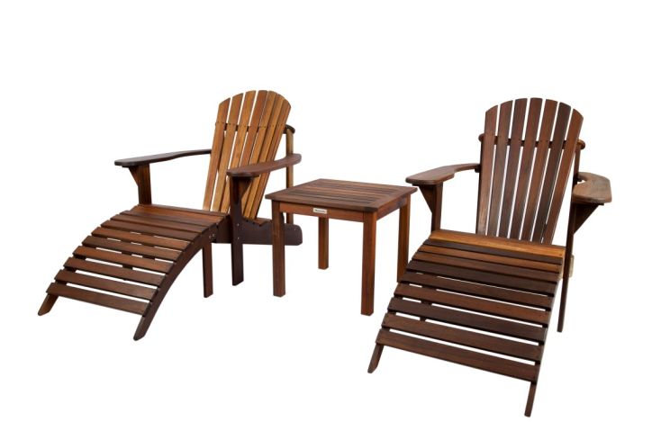 MaximaVida Toronto adirondack tuinstoel set