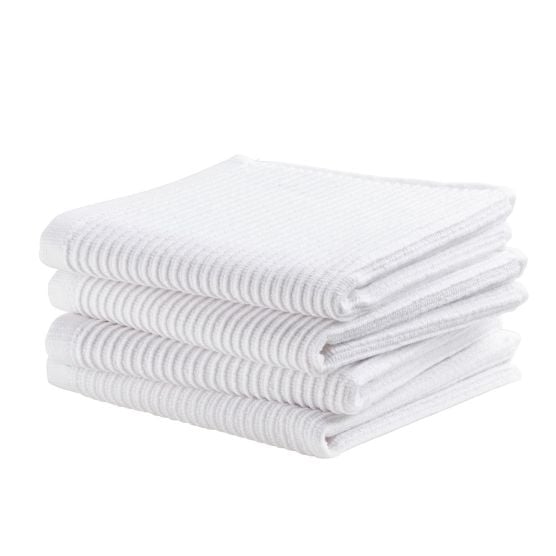 DDDDD Basic Clean 30 x 30 cm set van 4 vaatdoeken - White