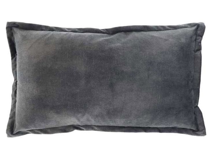 Unique Living Basics 30 x 50 cm kussen - Anthracite