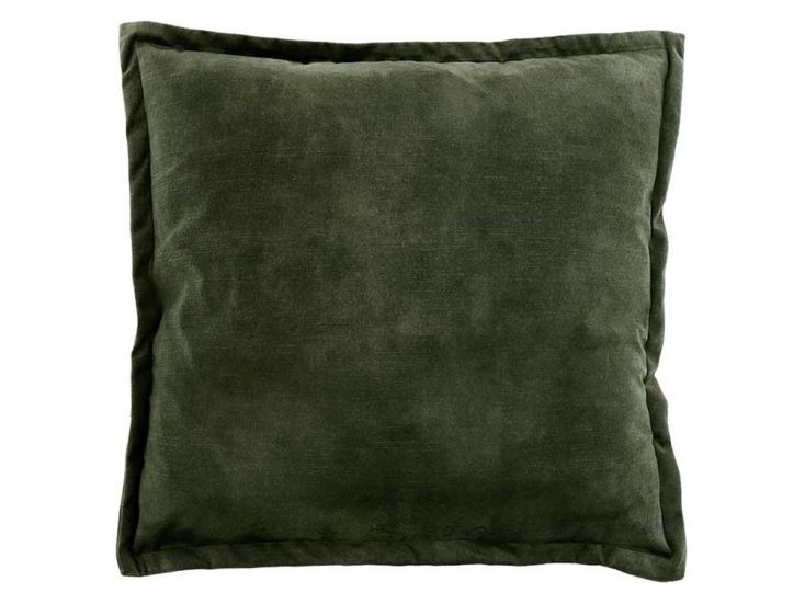 Unique Living Basics 45 x 45 cm kussen - Dark Green