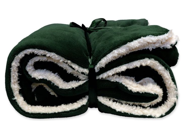 Unique Living Lars 150 x 200 cm plaid - Dark Sea Green