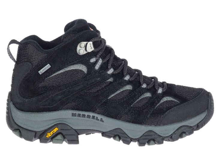 Merrell Moab 3 Mid GTX Black/Grey dames wandelschoenen