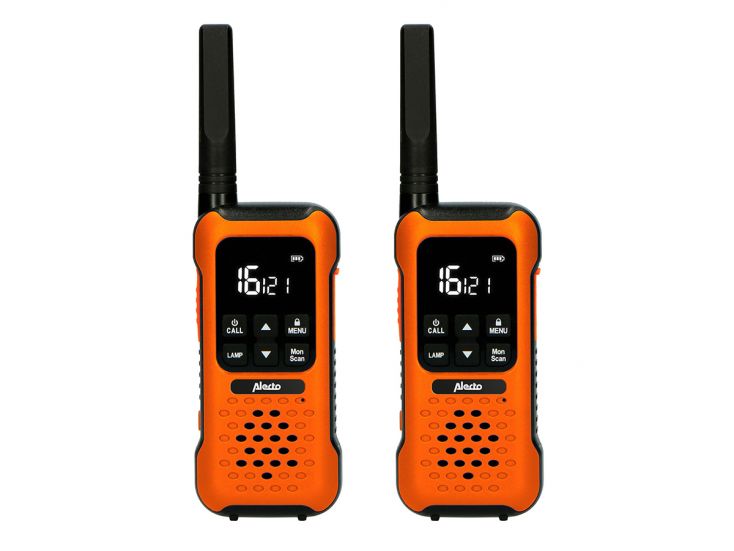 Alecto FR300OE set van 2 robuuste walkie talkies