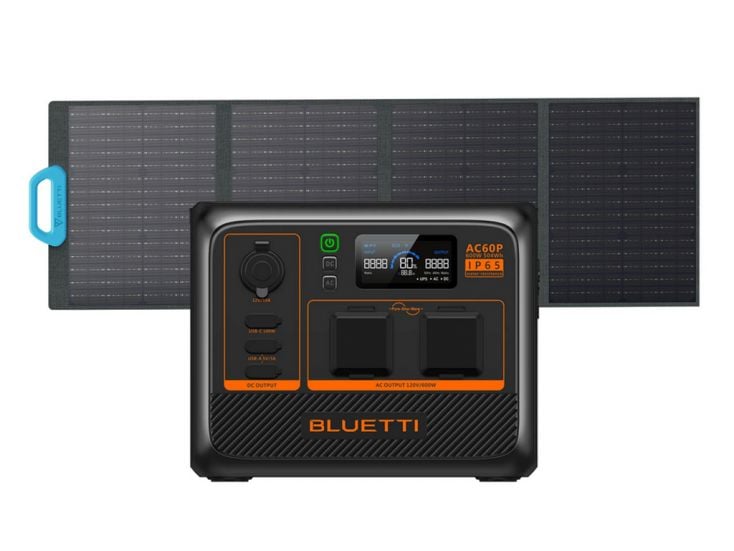 Bluetti AC60P met PV200 zonnepaneel