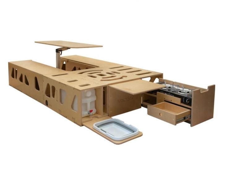 Moonbox 124cm Modify Special Nature Bus campingbox met tafel