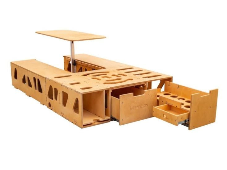 Moonbox 124 cm Modify Nature Bus campingbox met tafel