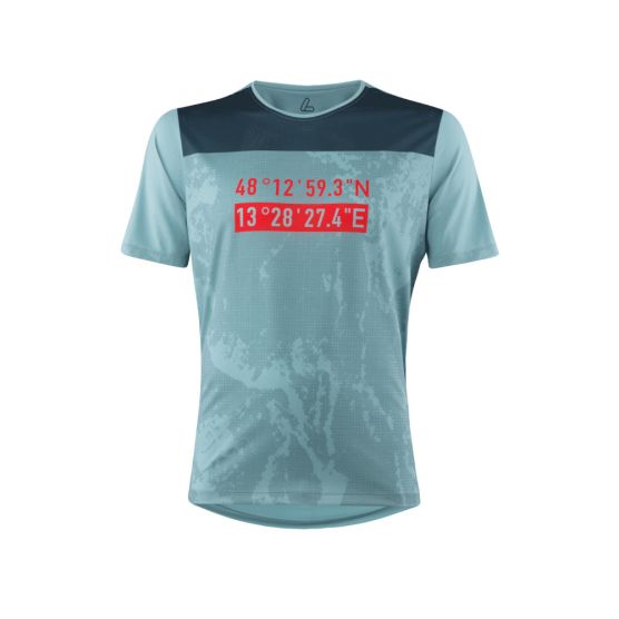 Loeffler Roots Titan heren MTB T-shirt - Blue