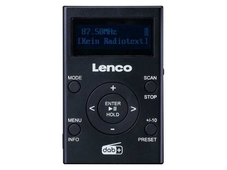 Lenco PDR-011BK Pocket DAB+/ FM radio