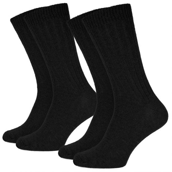 Black Snake Black 2-pack alpaca schapenwollen sokken