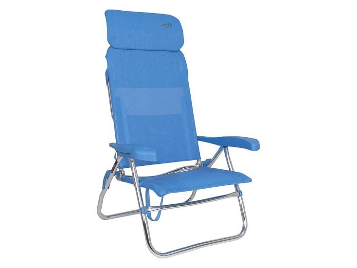 Crespo AL-223 Compact Blue strandstoel