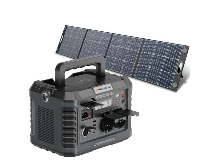 HEKO Solar Master 1000 Powerstation met 200W Zonnepaneel