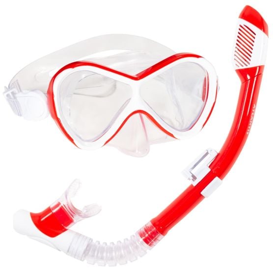 Atlantis Abaco Snorkelset - Red