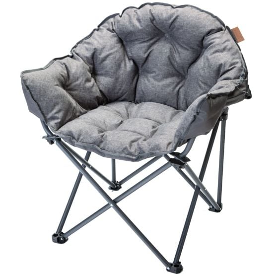 Skandika Moonchair Premium XL grijze Vouwstoel