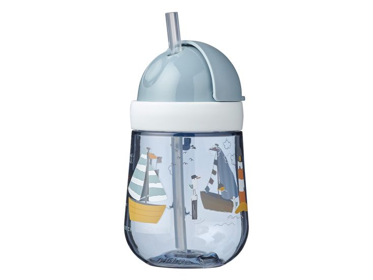 Mepal Mio 300 ml Little Dutch rietjesbeker - Light Blue