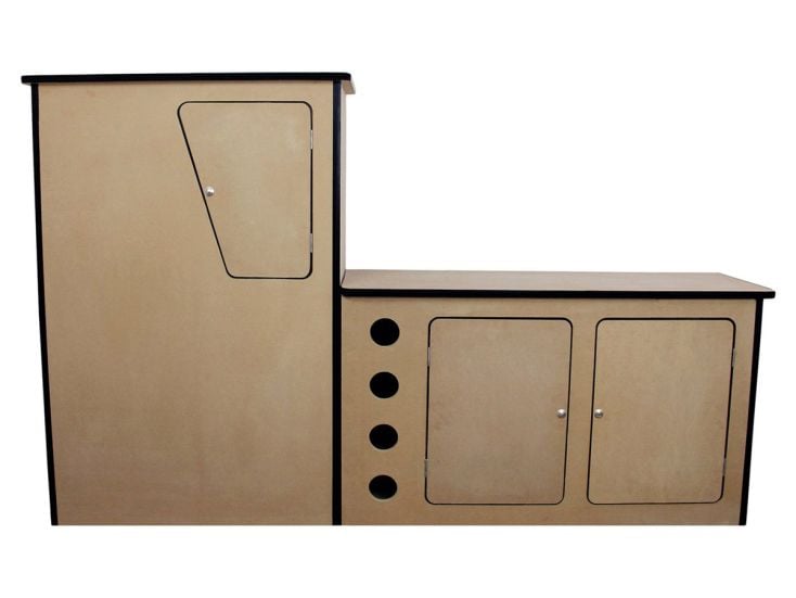 Monstershop MDF Links camper keuken kast