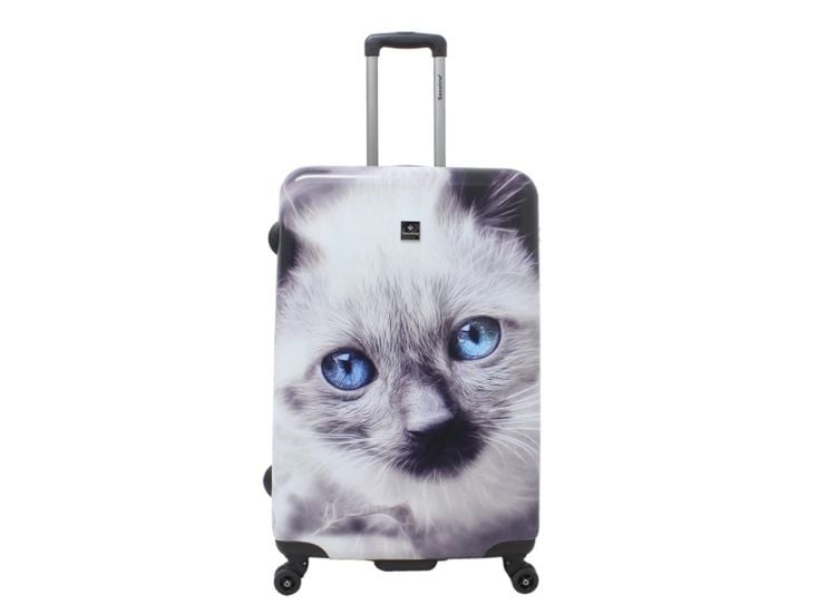 Saxoline White Cat 78 cm reiskoffer