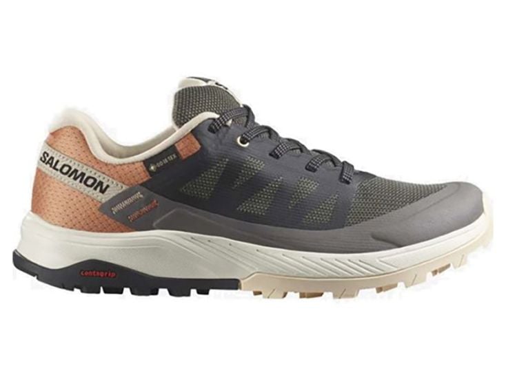 Salomon Outrise GTX Magnet/Black/Coral dames wandelschoenen