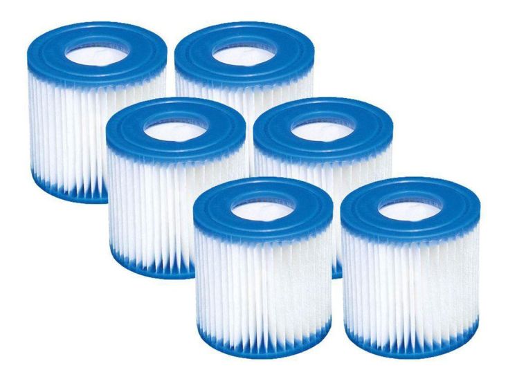 Intex set van 6 Type H Filter Cartridges