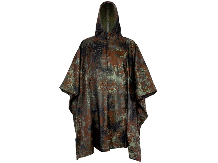 Black Snake Flecktarn Regenponcho