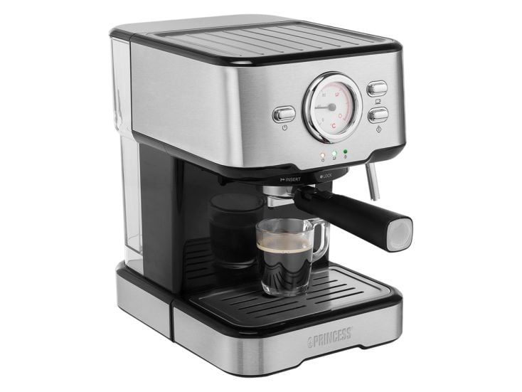 Princess 249412 Espressomachine met melkopschuimpijpjes