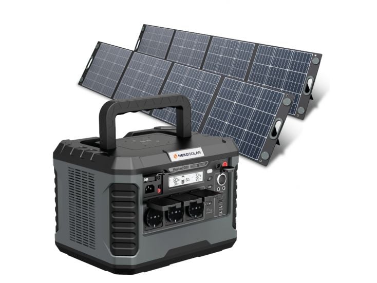 HEKO Solar Master 2200 Powerstation met 400W Zonnepaneel