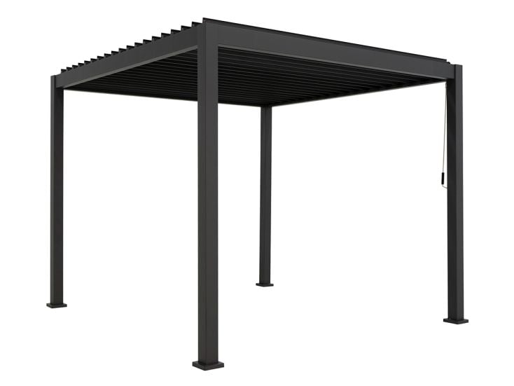 Novum Mirador BASIC 300 x 300 cm pergola terrasoverkapping - Grey