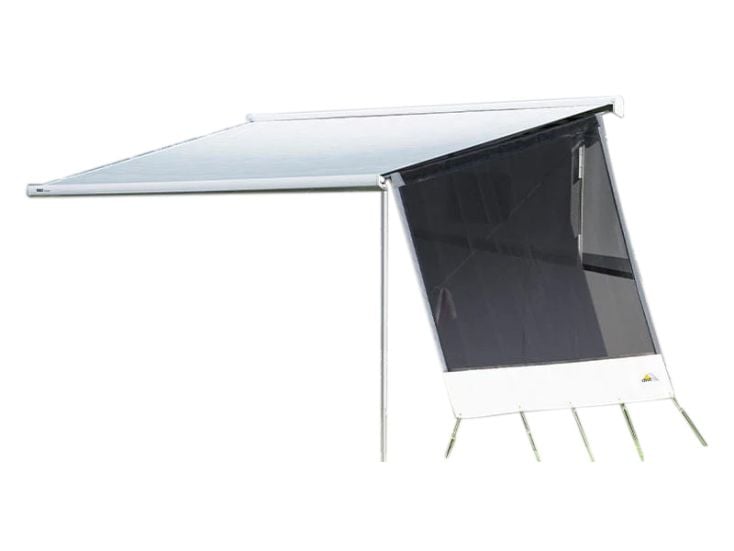 DWT Happy Sun zijwand XL zwarte luifelzijwand