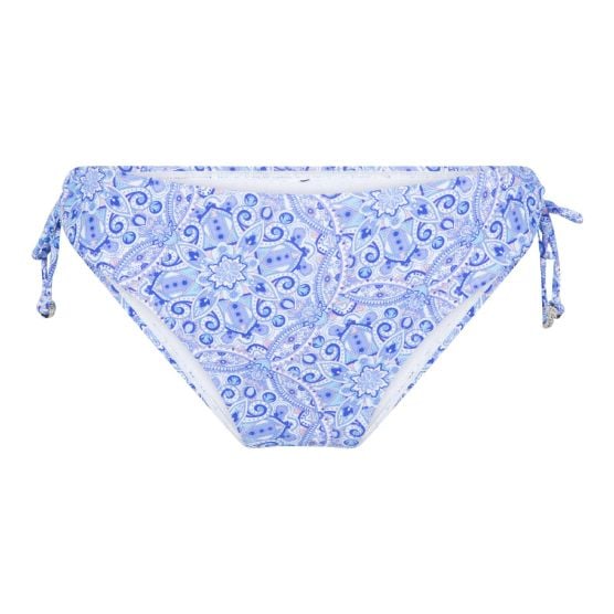 LingaDore 7215TSB Blue Paisley Print Bikini Strikbroekje