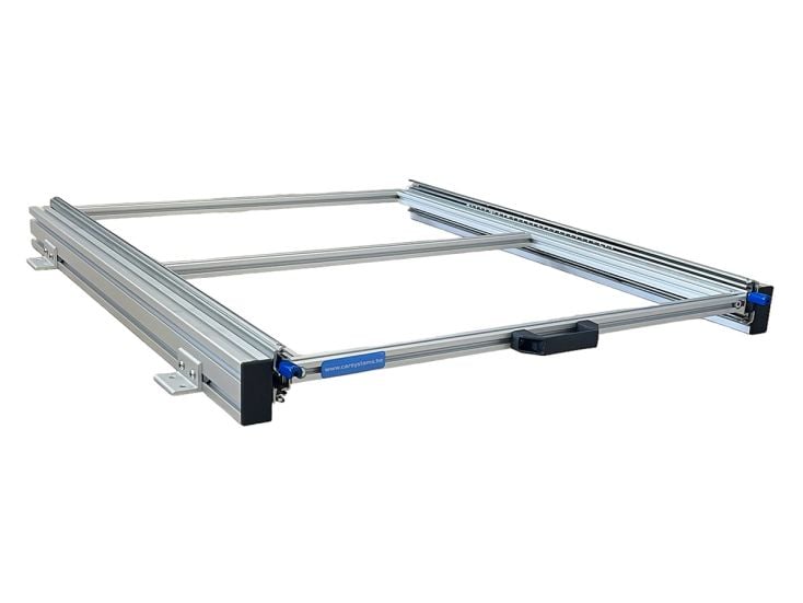 Aluminium 130 kg 80 x 60 cm camper schuifframe