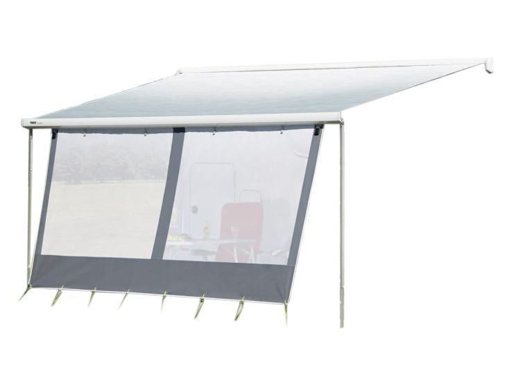 DWT Happy Sun voorwand 380cm witte luifel voorwand