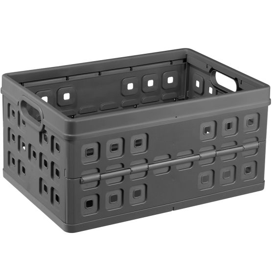 Sunware Square 46 liter vouwkrat - Anthracite