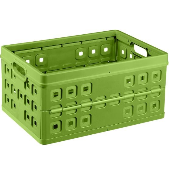 Sunware Square 46 liter vouwkrat - Green
