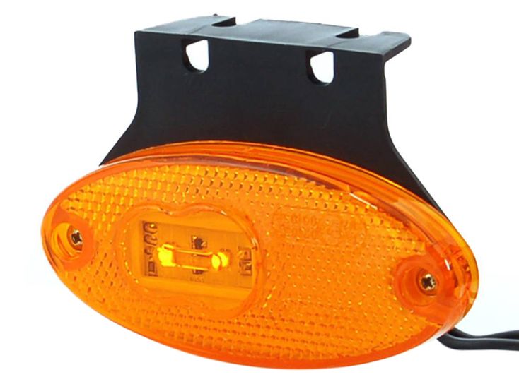 Tip-it 12V/24V Led Zijmarkering met steun - Orange