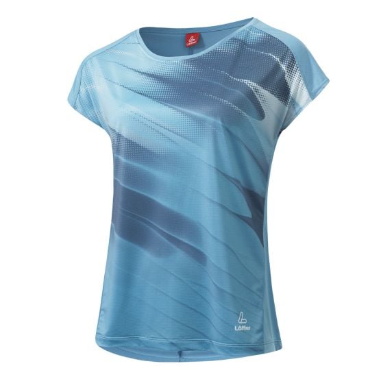 Loeffler Fairdust blauw dames fietsshirt