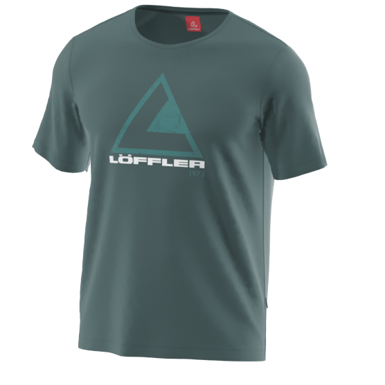 Loeffler Printshirt L50 heren t-shirt - Green