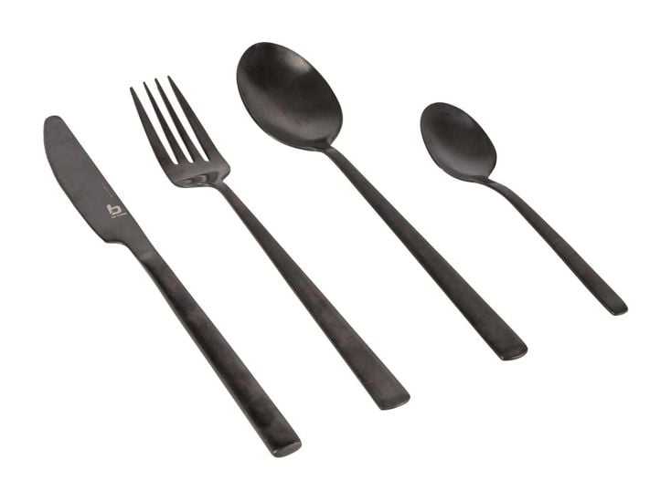 Bo-Camp Industrial Ballona 4-persoons bestekset - Black
