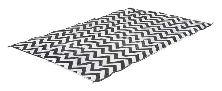 Bo-Camp Wave 350 x 270 cm Chill mat - Zwart / wit