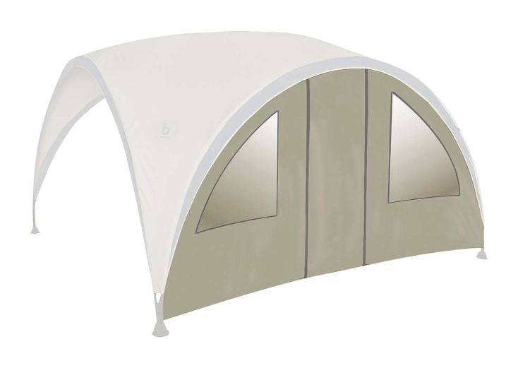 Bo-Camp Large party shelter zijwand met ramen en deur