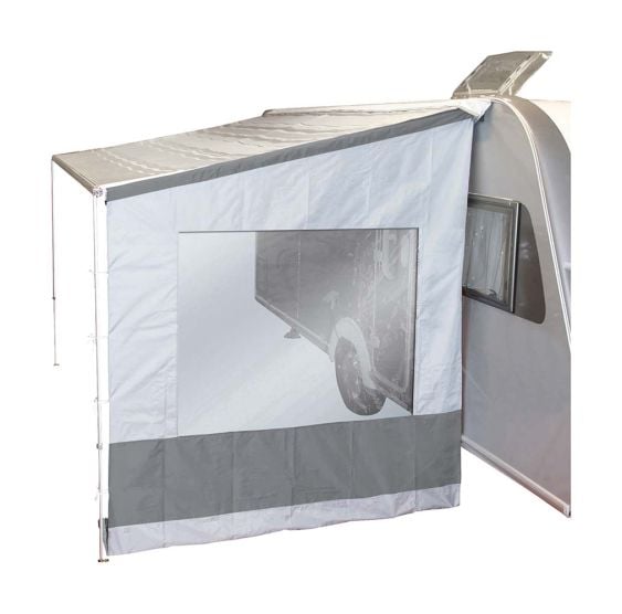 Bo-Camp 225 cm universele luifel zijwand - Grijs