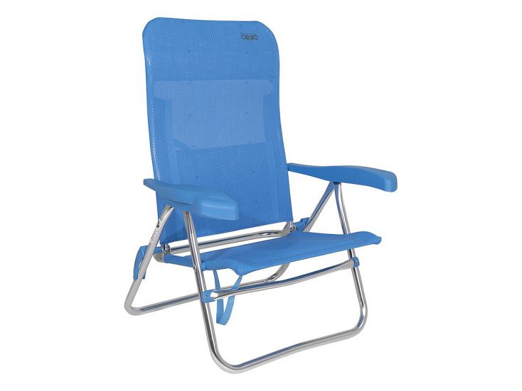 Crespo AL-205 Blue strandstoel