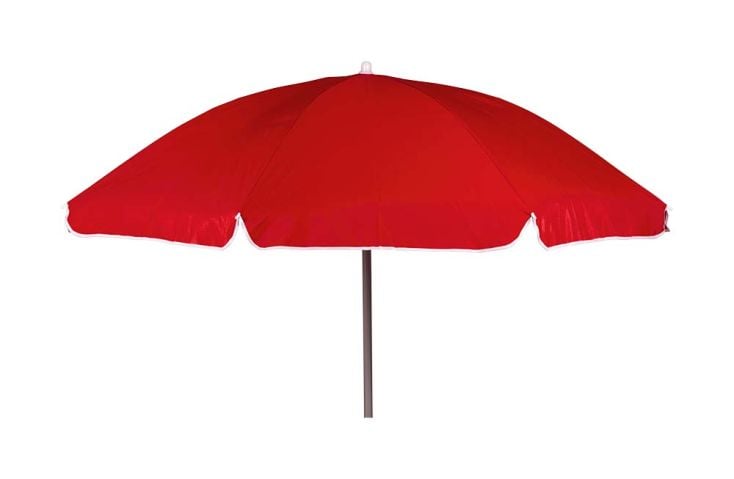 Bo-Camp Ø 200 cm parasol met knikarm - Red