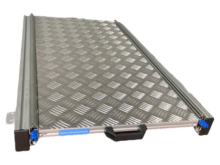 Aluminium Camper schuifframe met bovenplaat - 90x40 cm